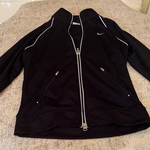 Nike Black Jacket with White Trim